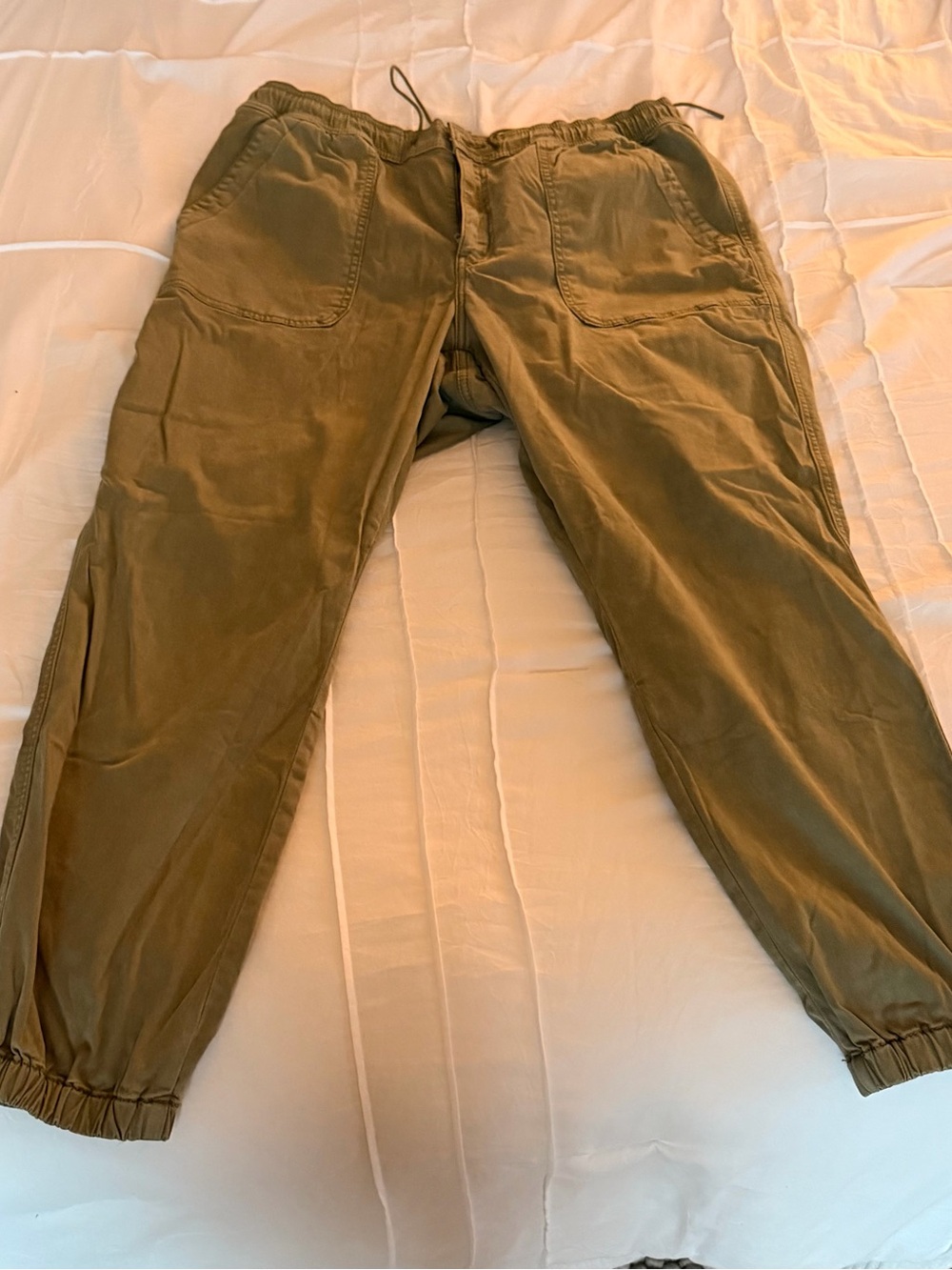 NWOT American Eagle Outfitters Olive Green Drawstring Joggers